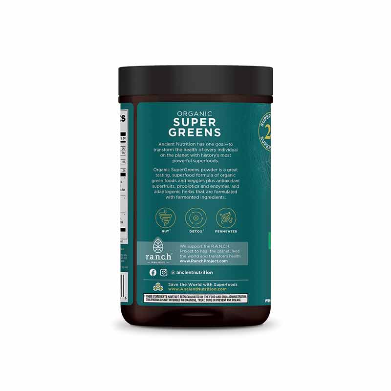 Organic Super Greens, Watermelon, 25 Servings, by Ancient Nutrition, image #4