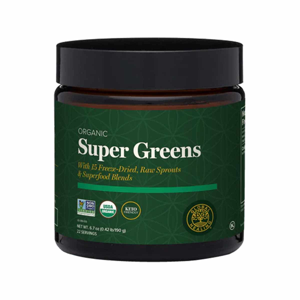 Organic Super Greens, by Global Healing