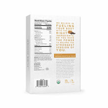 Organic Vegan Protein Bar, Peanut Butter Chocolate, 12 Bars, by Pure Power, image #2