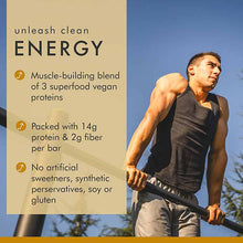 Organic Vegan Protein Bar, Peanut Butter Chocolate, 12 Bars, by Pure Power, image #3