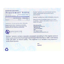 Original Quinton Isotonic, 30 Ampoules, by Quicksilver Scientific, image #2