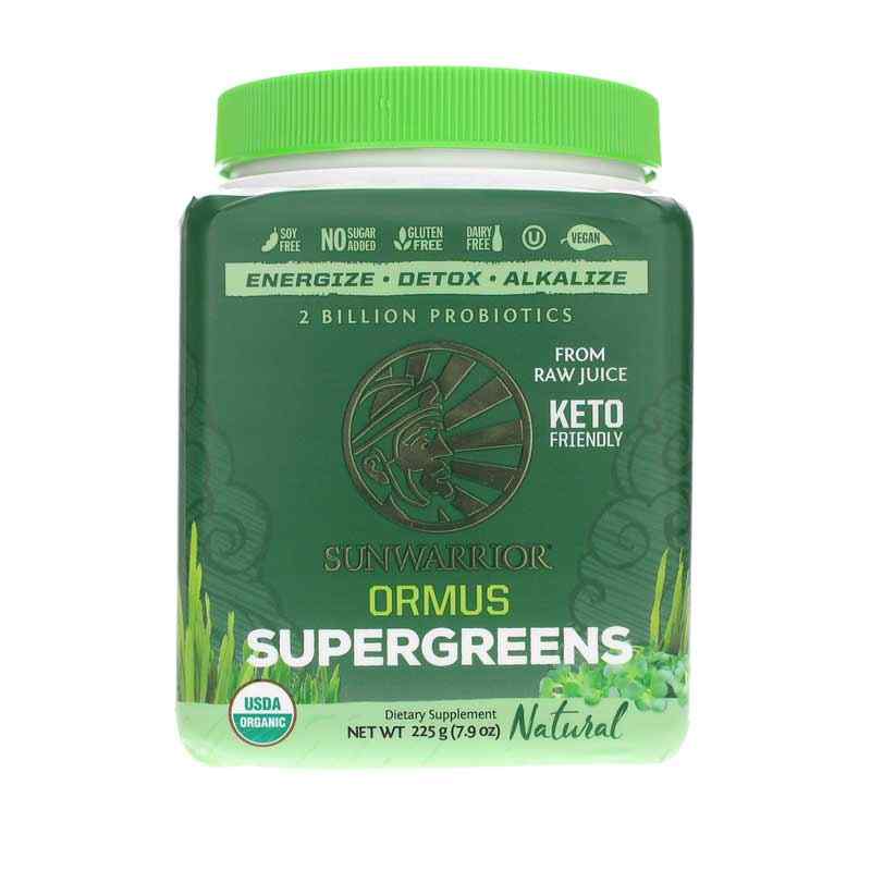 Ormus Supergreens, Natural, 7.9 Oz, by Sunwarrior