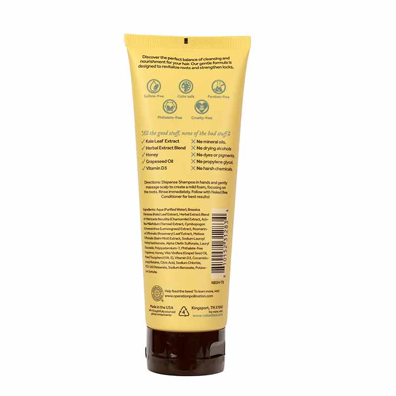 Orange Blossom Honey Sulfate Free Shampoo, by Naked Bee, image #2