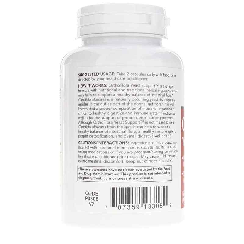 OrthoFlora Yeast Support, by Protocol For Life Balance, image #3