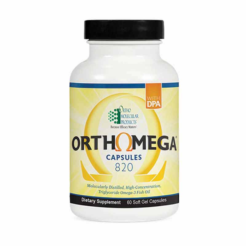 Orthomega 820 Omega-3 Fish Oil, by Ortho Molecular