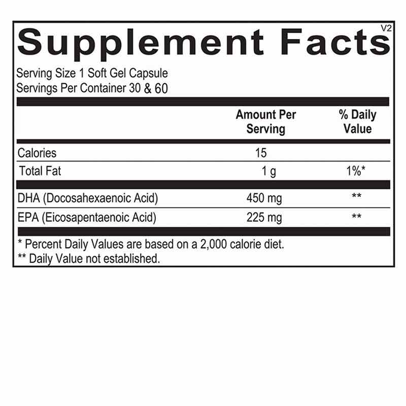 Orthomega V, 60 Softgels, by Ortho Molecular, image #2