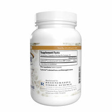 White bottle with white ribbed cap containing Ostinol Maximum Strength 500 capsules, labeled with supplement facts and manufa