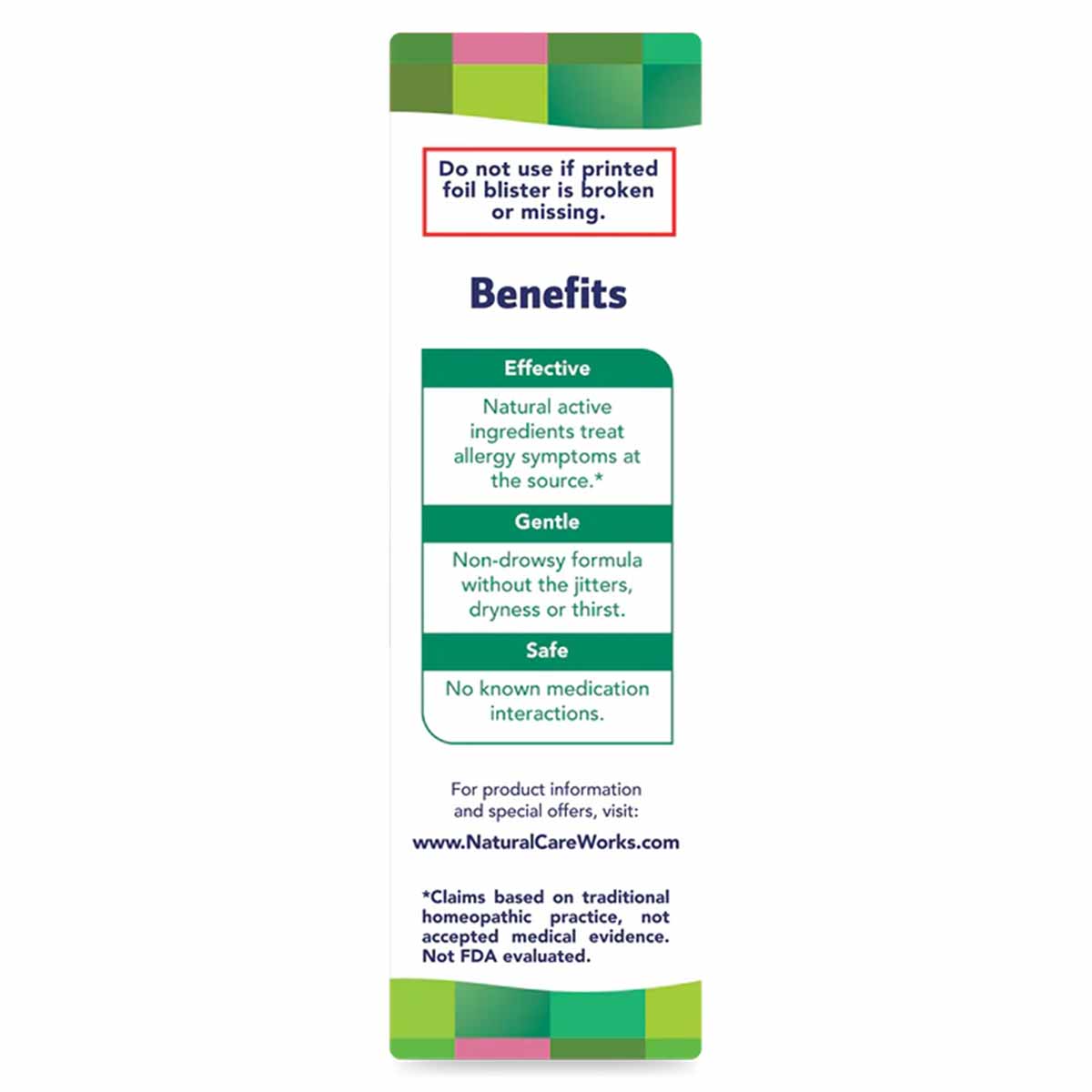 Outdoor Allergies, 60 Tablets, by NaturalCare