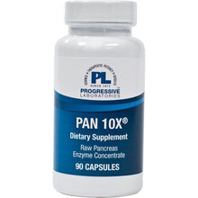 Pan 10X, 90 Capsules, by Progressive Labs