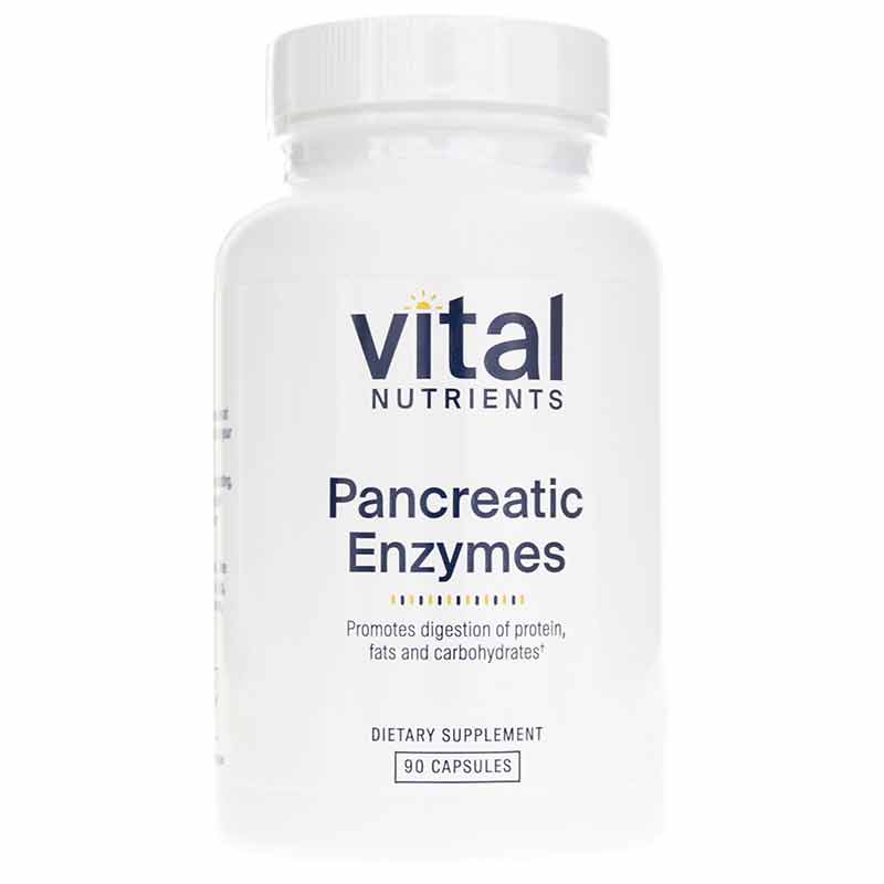 Pancreatic Enzymes 1000 Mg, 90 Capsules, by Vital Nutrients