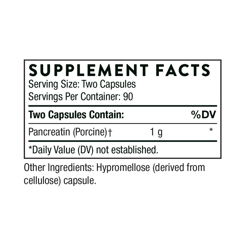 Pancreatic Enzymes, by Thorne Research, image #3