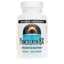 Pancreatin 8X 500 Mg, by Source Naturals