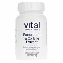Pancreatin & Ox Bile Extract, by Vital Nutrients