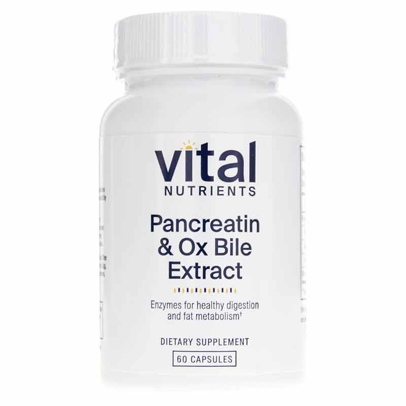 Pancreatin & Ox Bile Extract, by Vital Nutrients