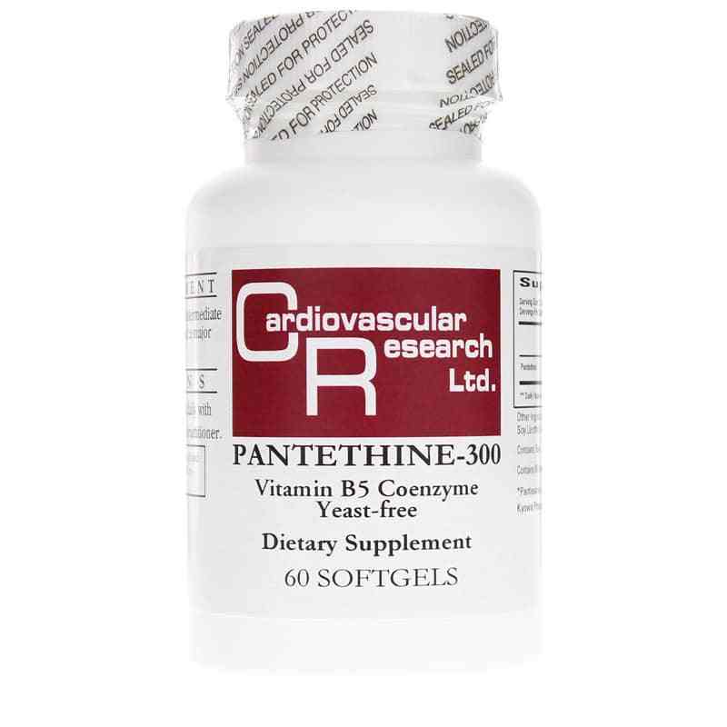Pantethine-300 Vitamin B5 Coenzyme, by Cardiovascular Research