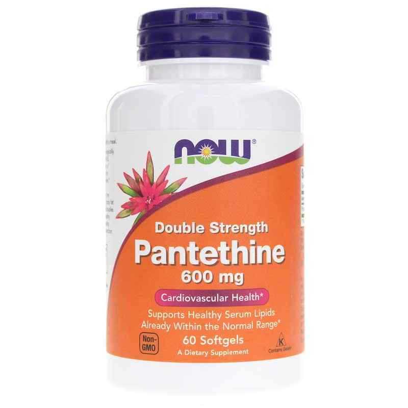 Pantethine 600 Mg Double Strength, by NOW Foods