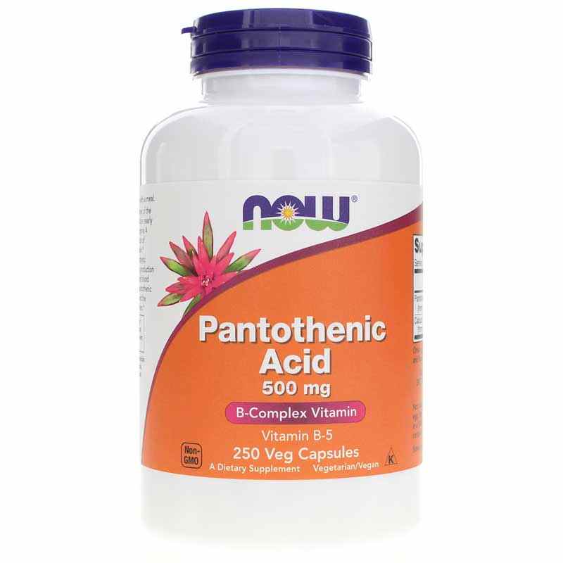 Pantothenic Acid 500 Mg, by NOW Foods