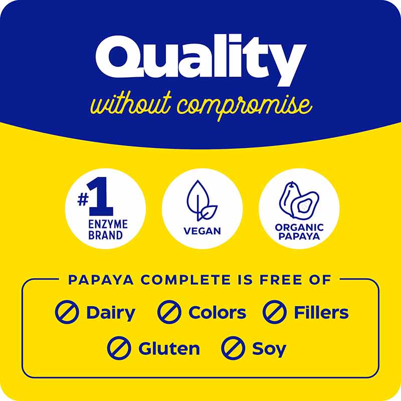Papaya Complete, 120 Tablets, by Enzymedica, image #8