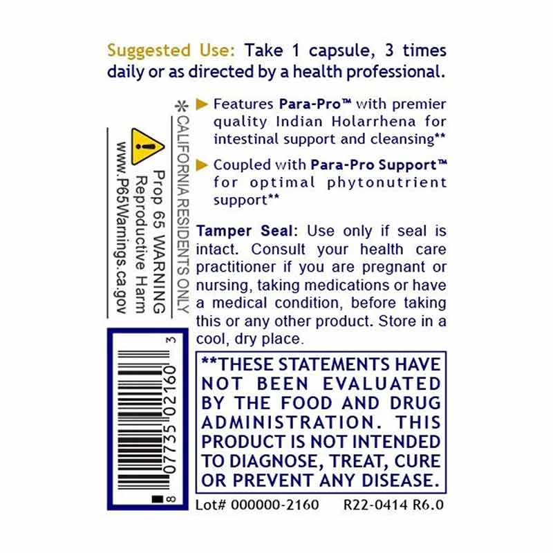 ParaStat Intestinal Support & Cleansing, by Premier Research Labs, image #3