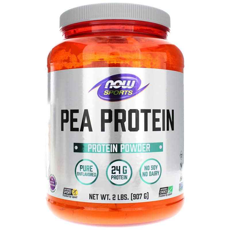 Pea Protein Powder, Unflavored, 2 Lbs, by NOW Foods