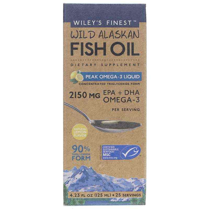 Peak Omega-3 Liquid, by Wiley's Finest