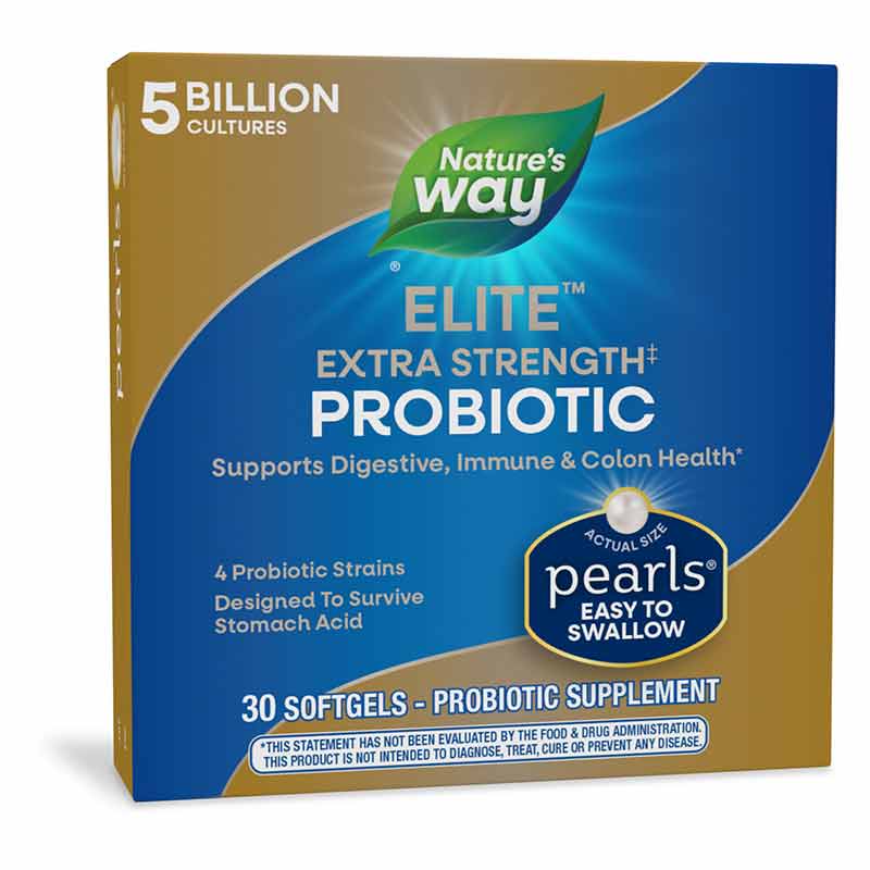 Pearls Elite Extra Strength Probiotics, by Natures Way