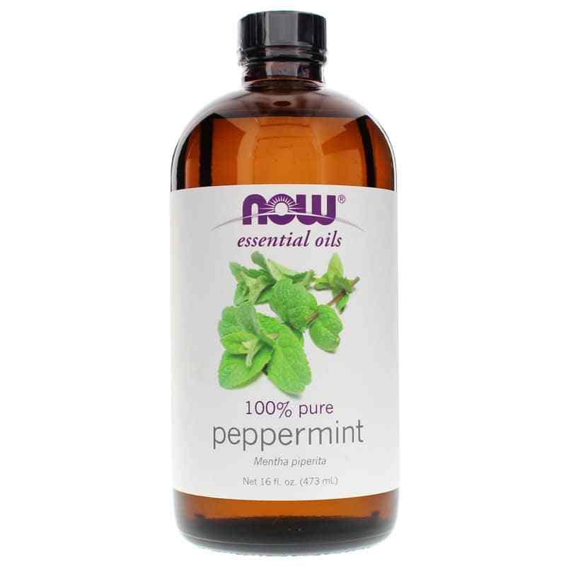 Peppermint Essential Oil, 16 Oz, by NOW Foods