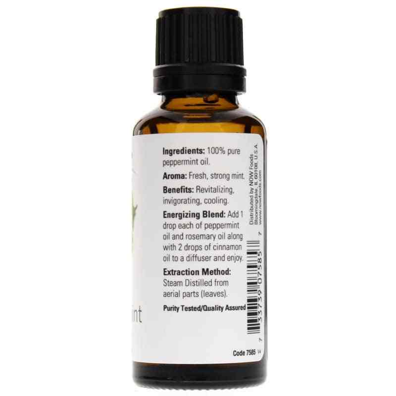 Peppermint Essential Oil, 1 Oz, by NOW Foods, image #2