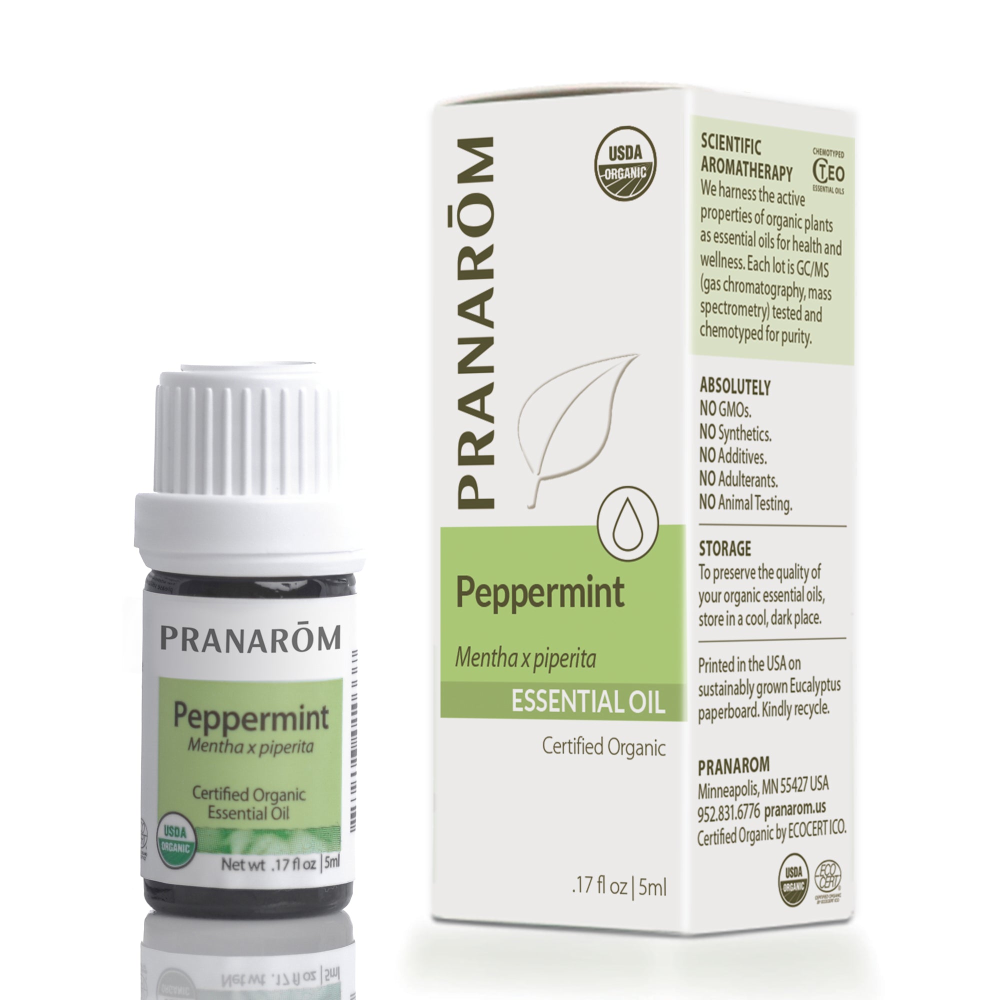 Peppermint Essential Oil, by Pranarom