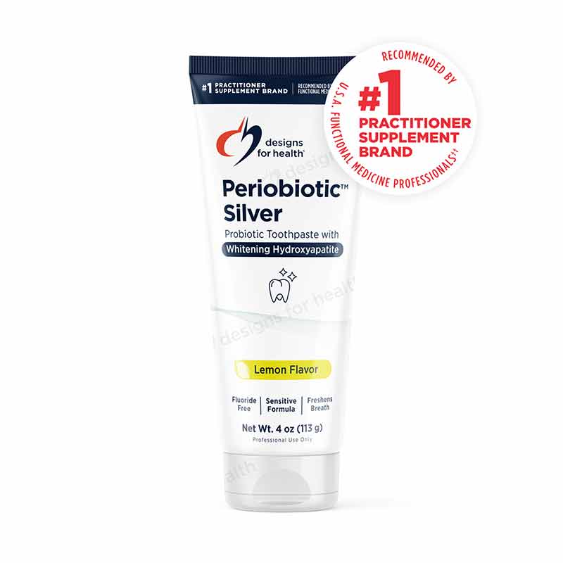 PerioBiotic Silver Toothpaste, Designs For Health – Professional