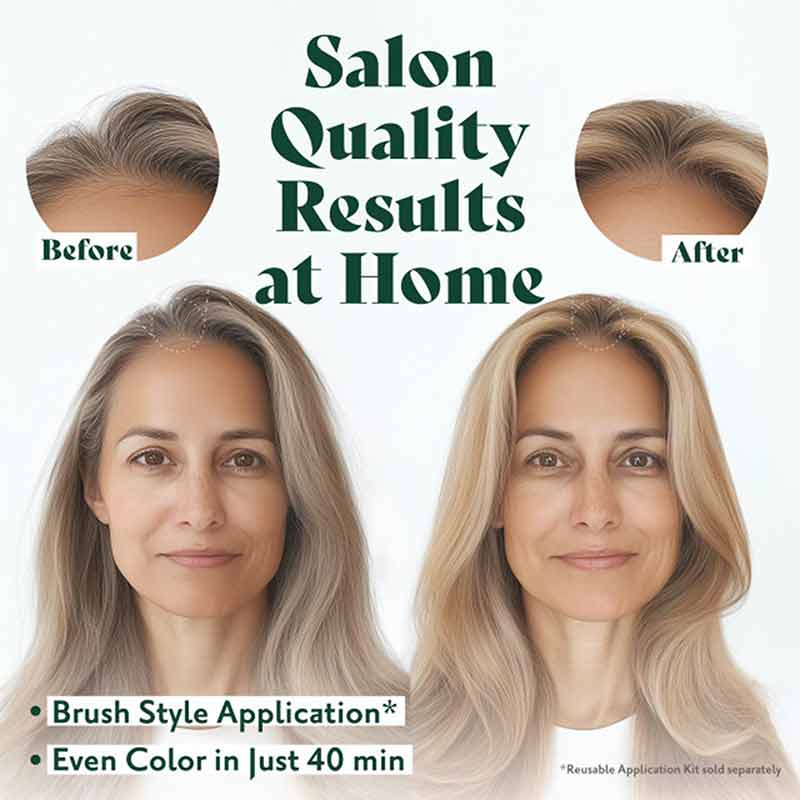 Permanent Hair Color Gel, 8N Light Blonde, by Herbatint, image #4