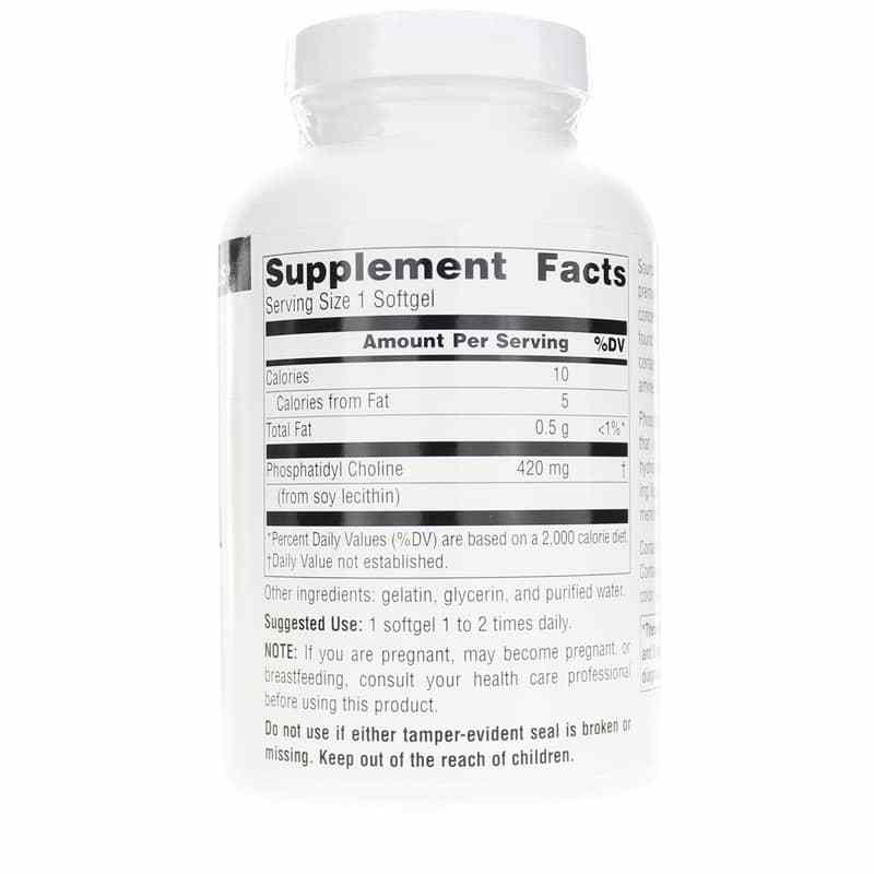 Phosphatidyl Choline 420 Mg, 180 Softgels, by Source Naturals, image #2