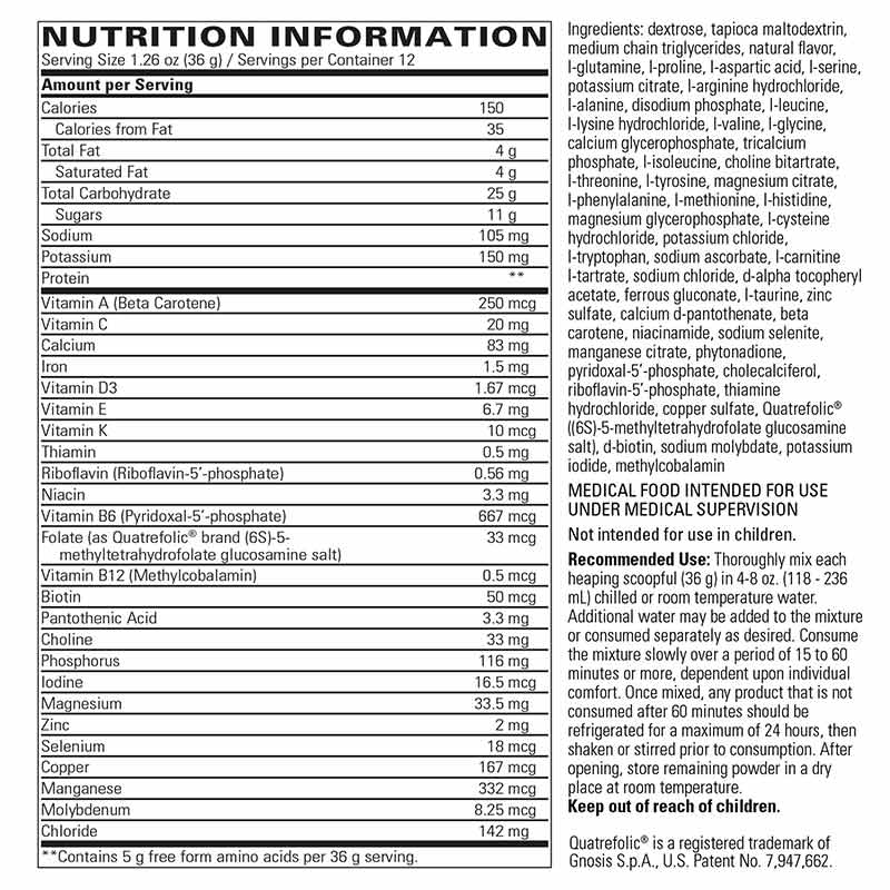 Physicians Elemental Diet, 15.23 Oz, by Integrative Therapeutics, image #3