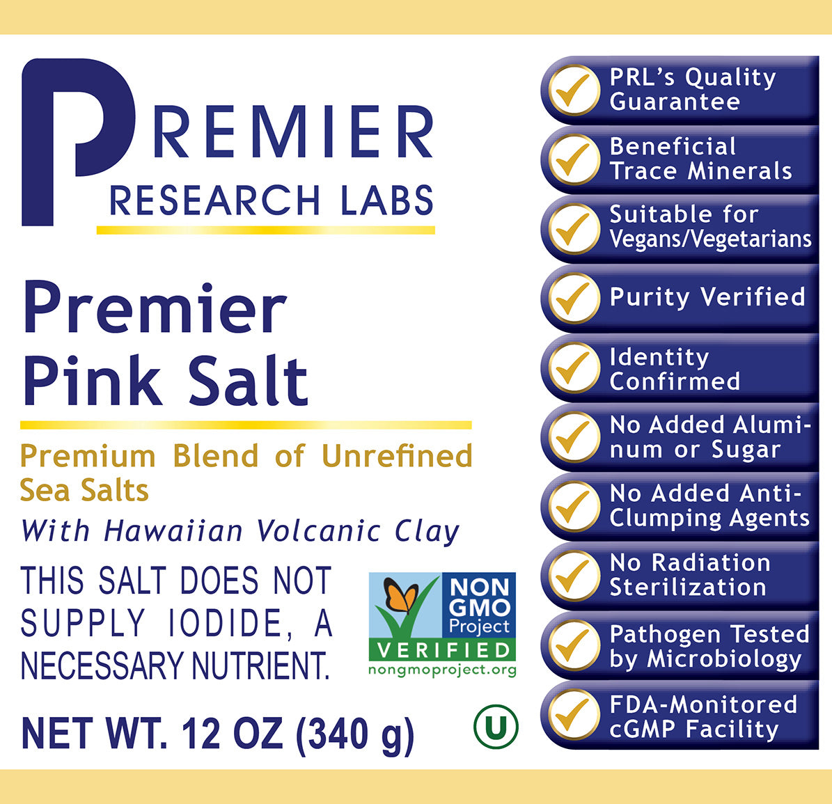 Pink Salt, 12 Oz, by Premier Research Labs