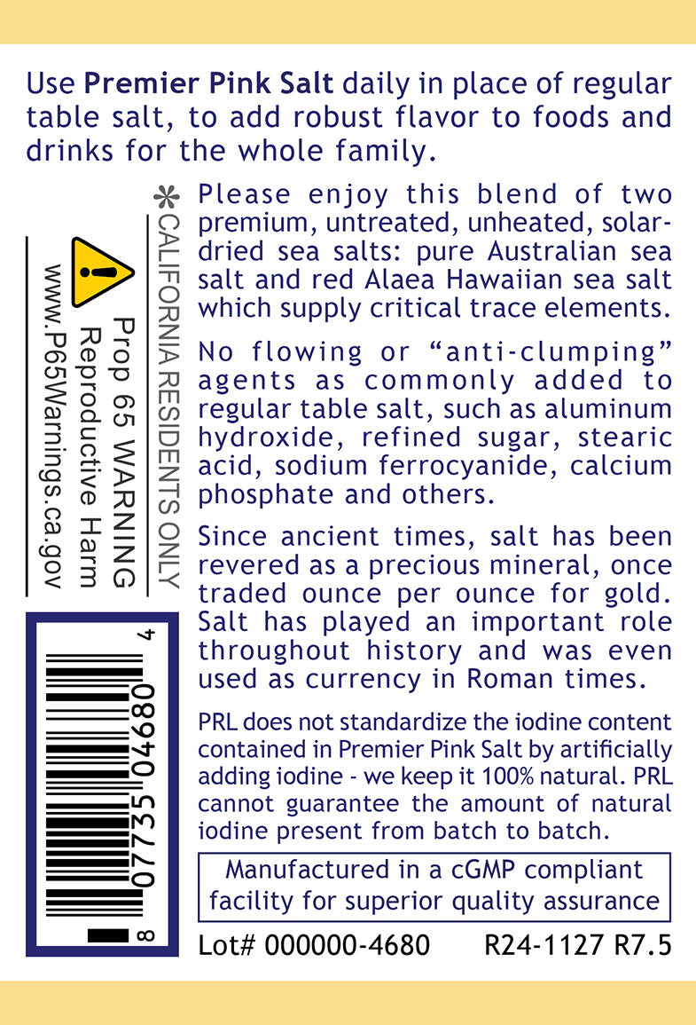 Pink Salt, 12 Oz, by Premier Research Labs