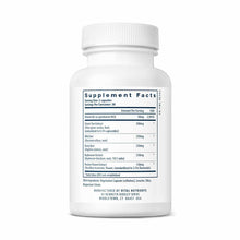 White supplement bottle with white cap and label showing supplement facts for PMS Support by Vital Nutrients.