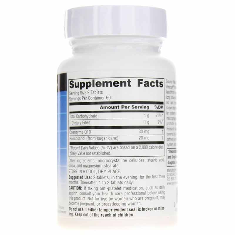 Policosanol with Coenzyme Q10, 120 Tablets, by Source Naturals, image #2