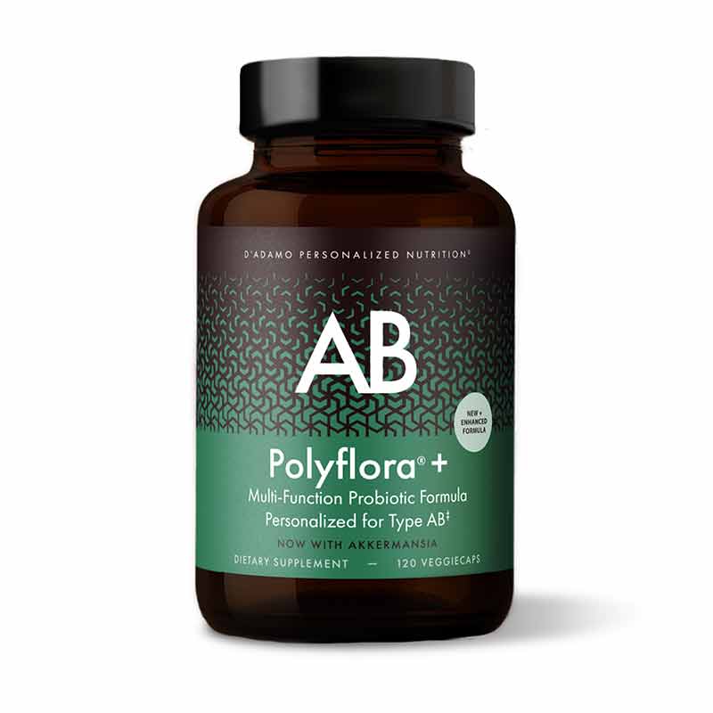 Polyflora + Type AB, by D Adamo Personalized Nutrition