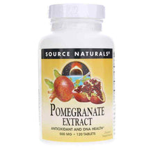 Pomegranate Extract 500 Mg, 120 Tablets, by Source Naturals