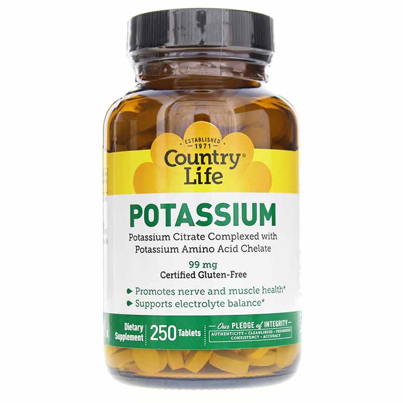 Potassium 99 Mg, by Country Life