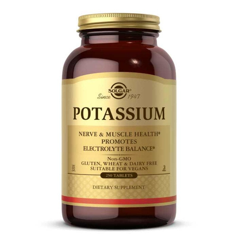 Potassium, 250 Tablets, by Solgar