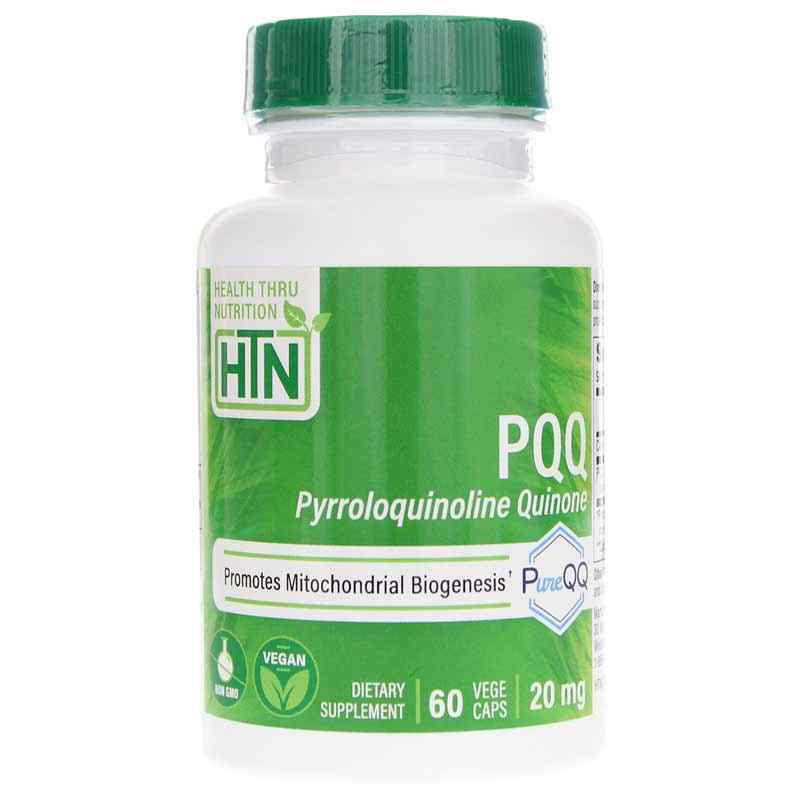 PQQ 20 Mg, 60 Veg Capsules, by Health Thru Nutrition