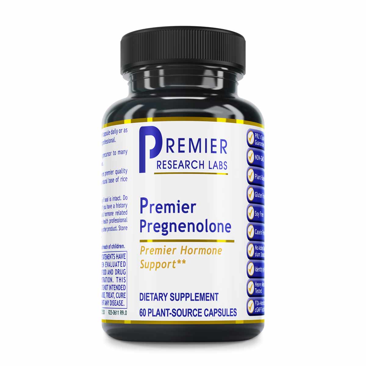 Pregnenolone 100 Mg, 60 Veg Capsules, by Premier Research Labs