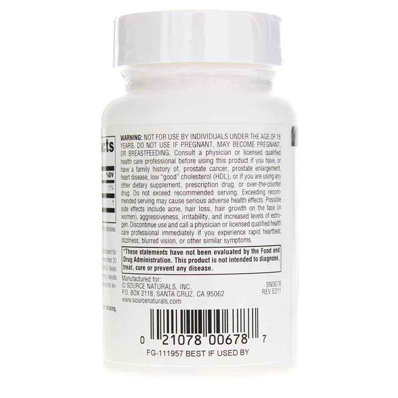 Pregnenolone 25 Mg, 120 Tablets, by Source Naturals, image #3
