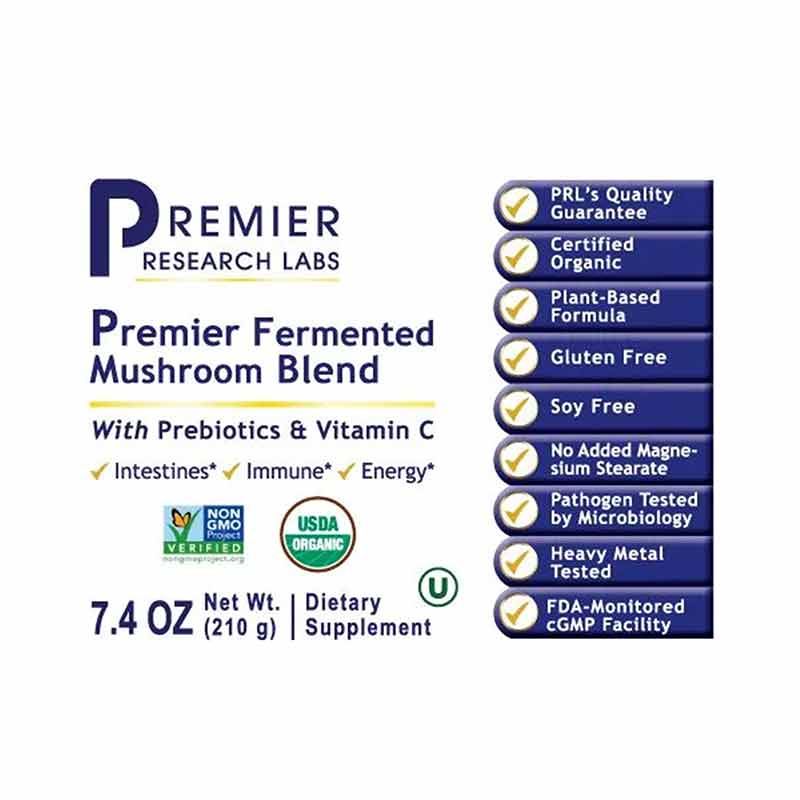 Premier Fermented Mushroom Blend, by Premier Research Labs, image #2