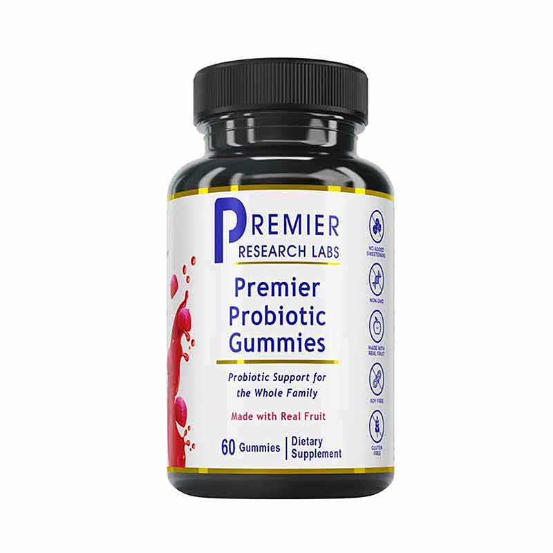 Premier Probiotic Gummies, 60 Gummies, by Premier Research Labs
