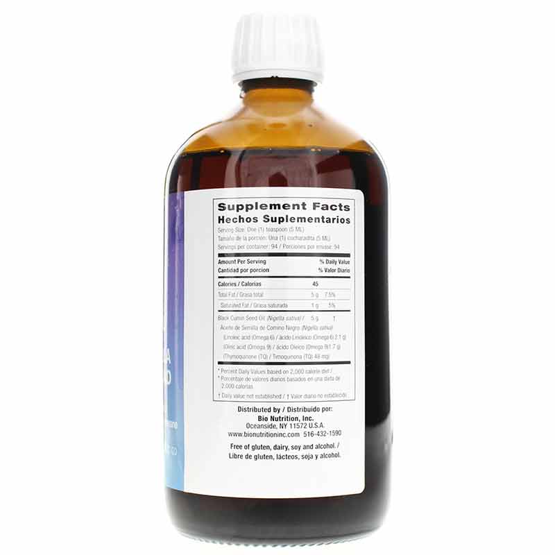 Premium Black Seed Oil Liquid, by Bio Nutrition, image #2