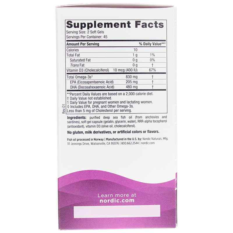 Prenatal DHA, 90 Softgels, by Nordic Naturals, image #2