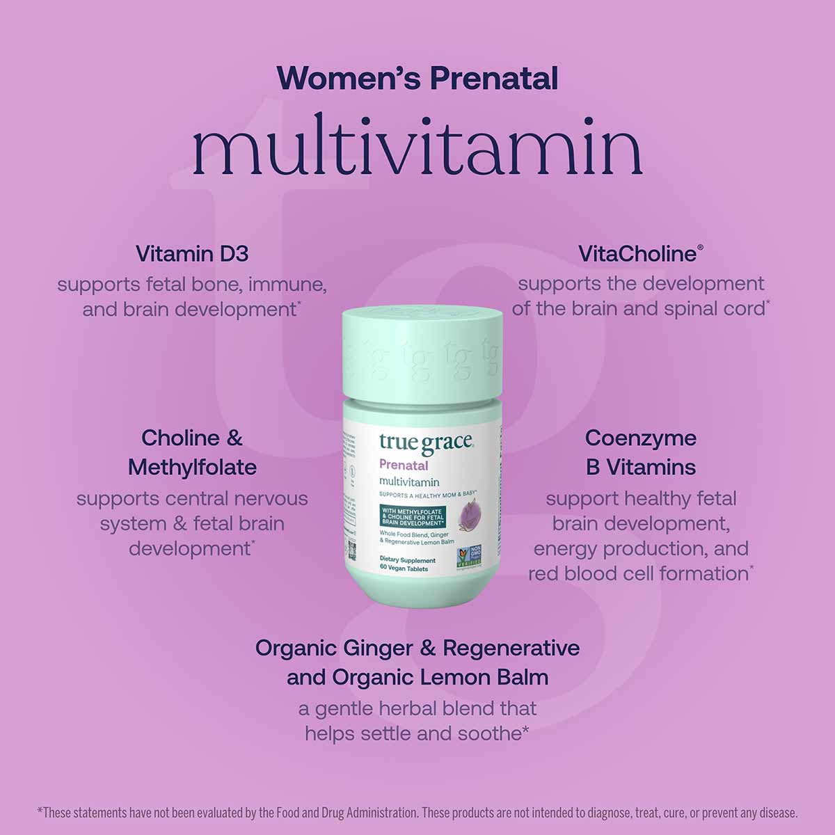 Prenatal Multivitamin, by True Grace