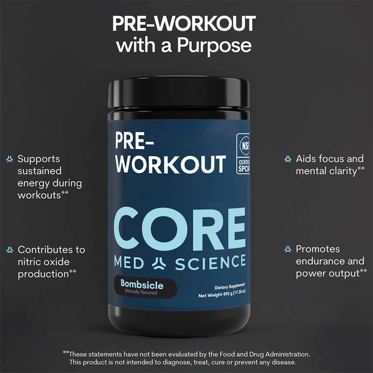 Pre-Workout, by Core Med Science
